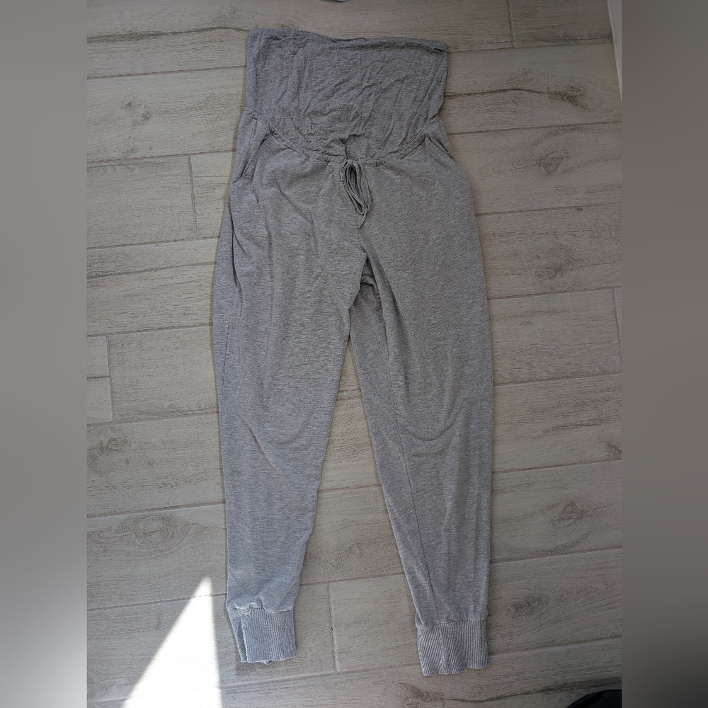 Gray Seraphine Maternity Jogger Pants